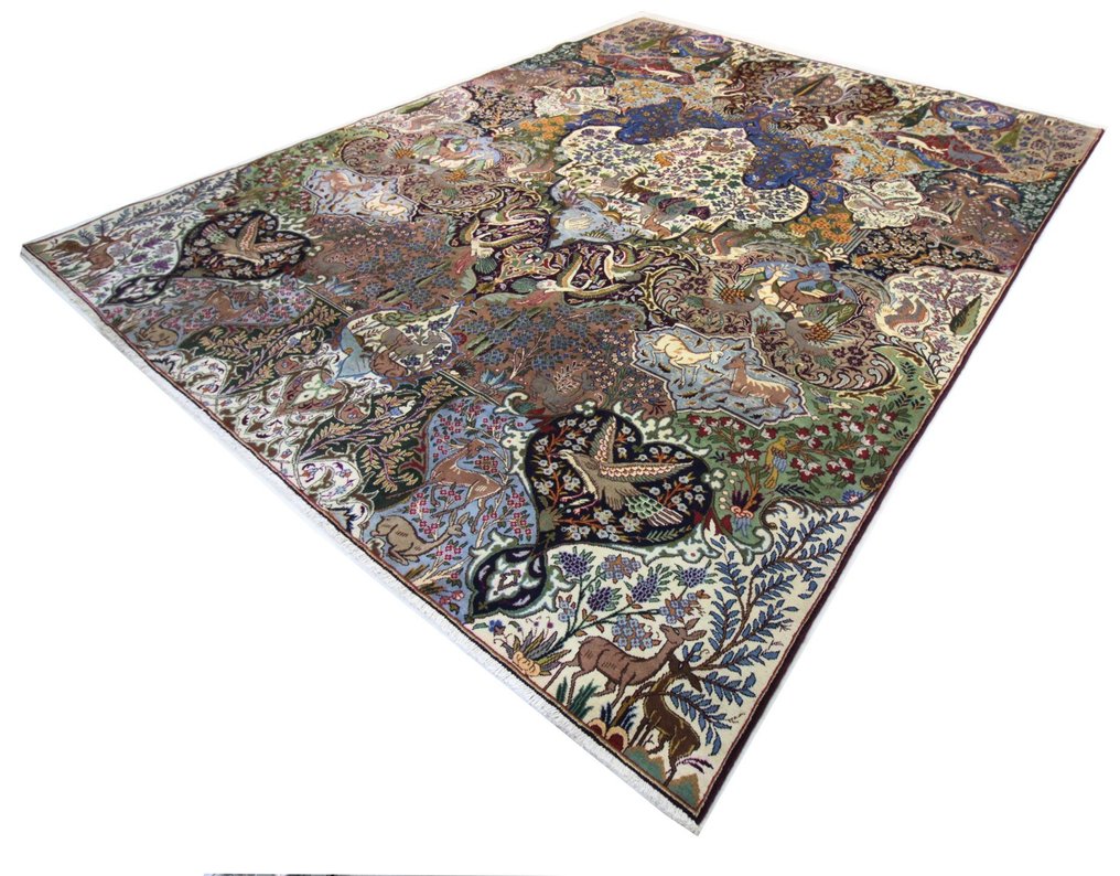 原始喀什玛伊甸园由细软木棉制成 - 小地毯 - 389 cm - 296 cm #1.2