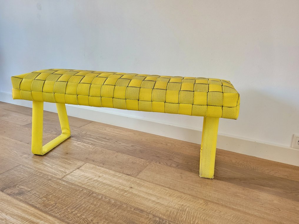 Hu-made - Humade fire-hose bench - Flurbank - Bench Teide - Firehose & Steel #1.0