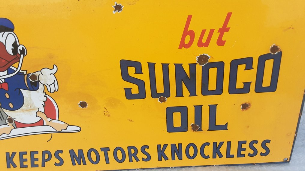 sunoco oil - Advertising sign - Enamel #2.2