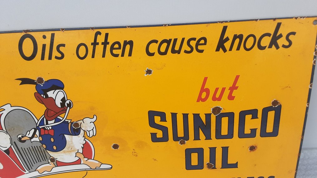 sunoco oil - Semn publicitar - Smalț #2.1
