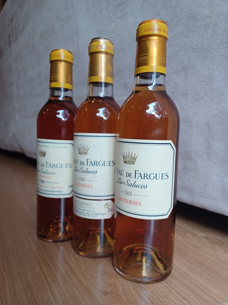 1996, 2002 & 2008 Château de Fargues - 苏玳 - 3 Half Bottles (0.375L) #2.1