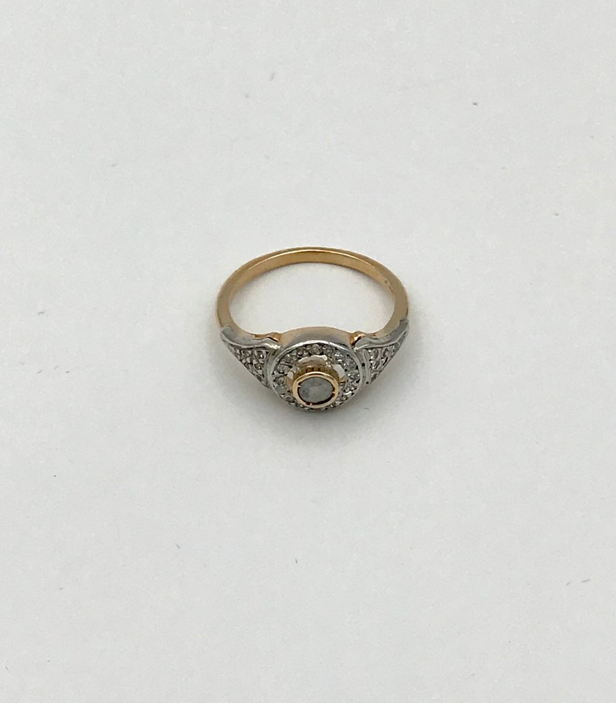 Ring Roségoud Diamant  (Natuurlijk)  #1.2