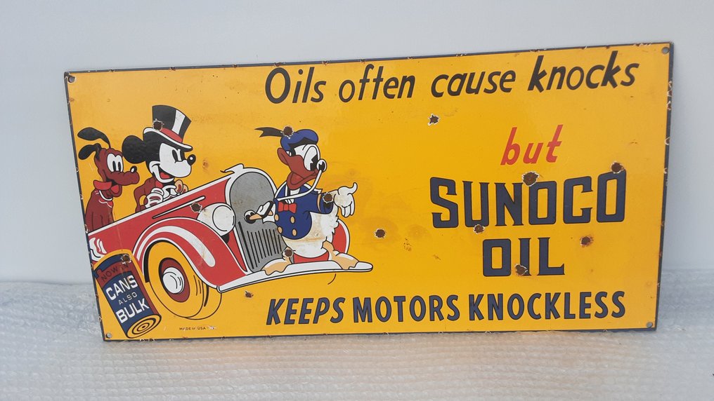 sunoco oil - Advertising sign - Enamel #3.2