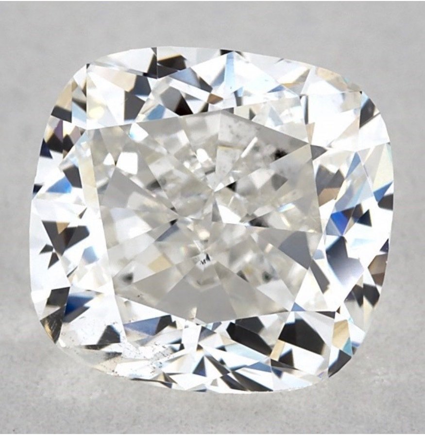 1 pcs Diamante - 1.40 ct - Cuscino - G - SI1 #1.1