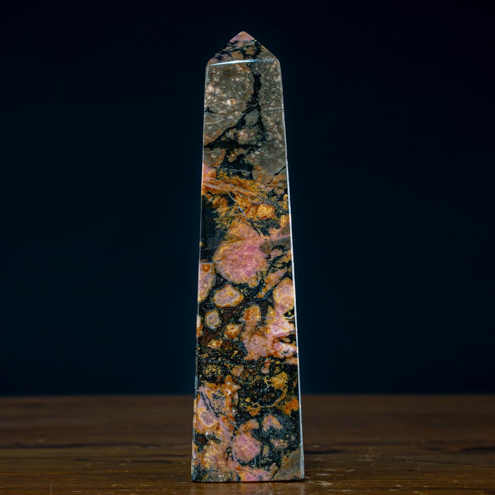 AA++ Rhodonit Obelisk, fra Pakistan- 701.43 g #2.1