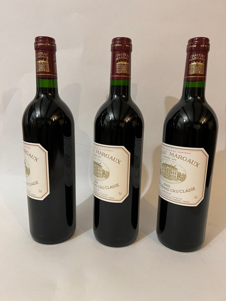 1999 Chateau Margaux - Bordeaux 1er Grand Cru Classé - 3 Flasker (0,75 L) #1.2