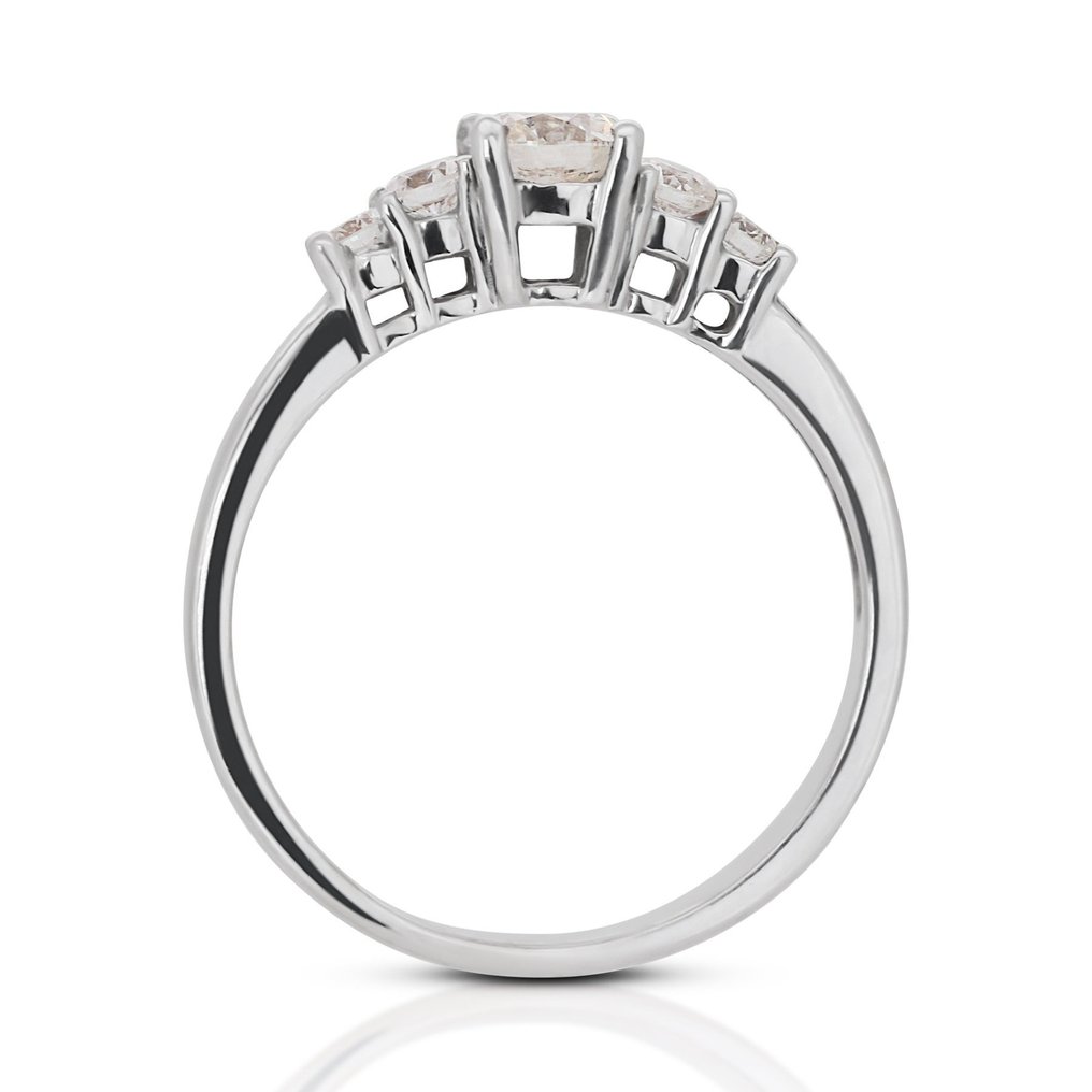 Ring Witgoud Diamant  (Natuurlijk) - Diamant #3.2