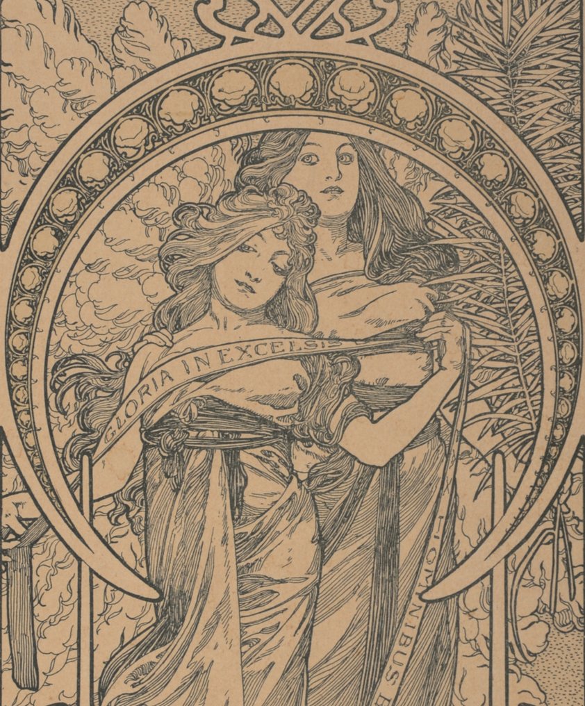 Alphonse Mucha (1860-1939) - Les Cloches de Noël et de Pâques #2.1