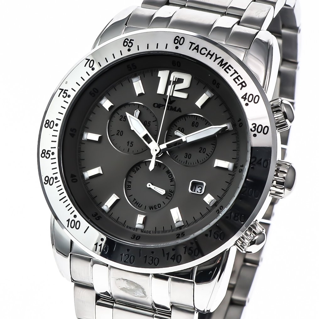 OPTIMA - Swiss Chronograph - OSC321-SS-2 - Sin precio de reserva - Hombre - 2010-2020  #1.0