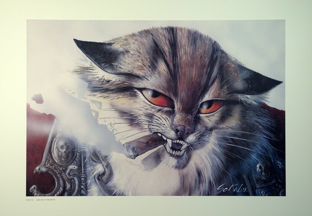 Sokal, Benoît - 1 Offset Print - Canardo - Raspoutine - 1990 #1.0