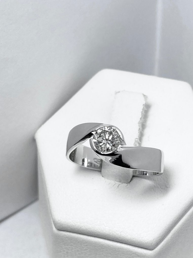 Pala Diamond - Gyűrű - 18 kt. Fehér arany Gyémánt  (Természetes) #3.2