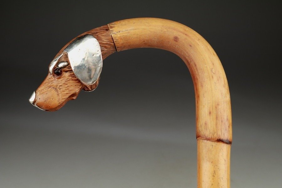 手杖 - 木, 银 #3.2
