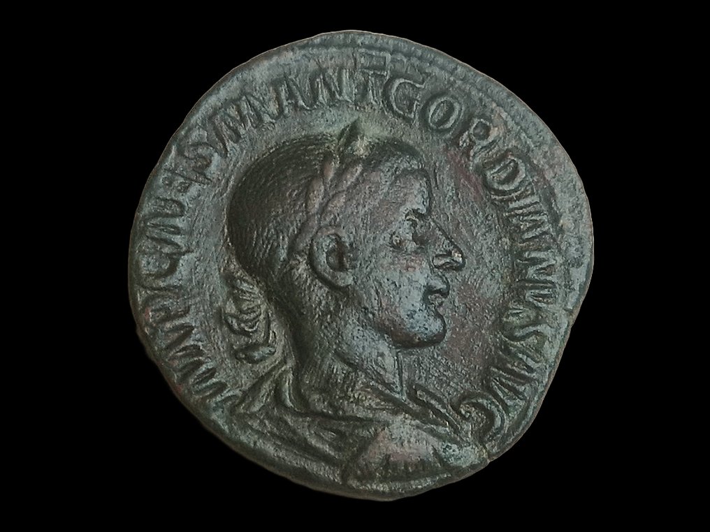Romarriket. Gordian III (AD 238-244). Sestertius Rome #3.1