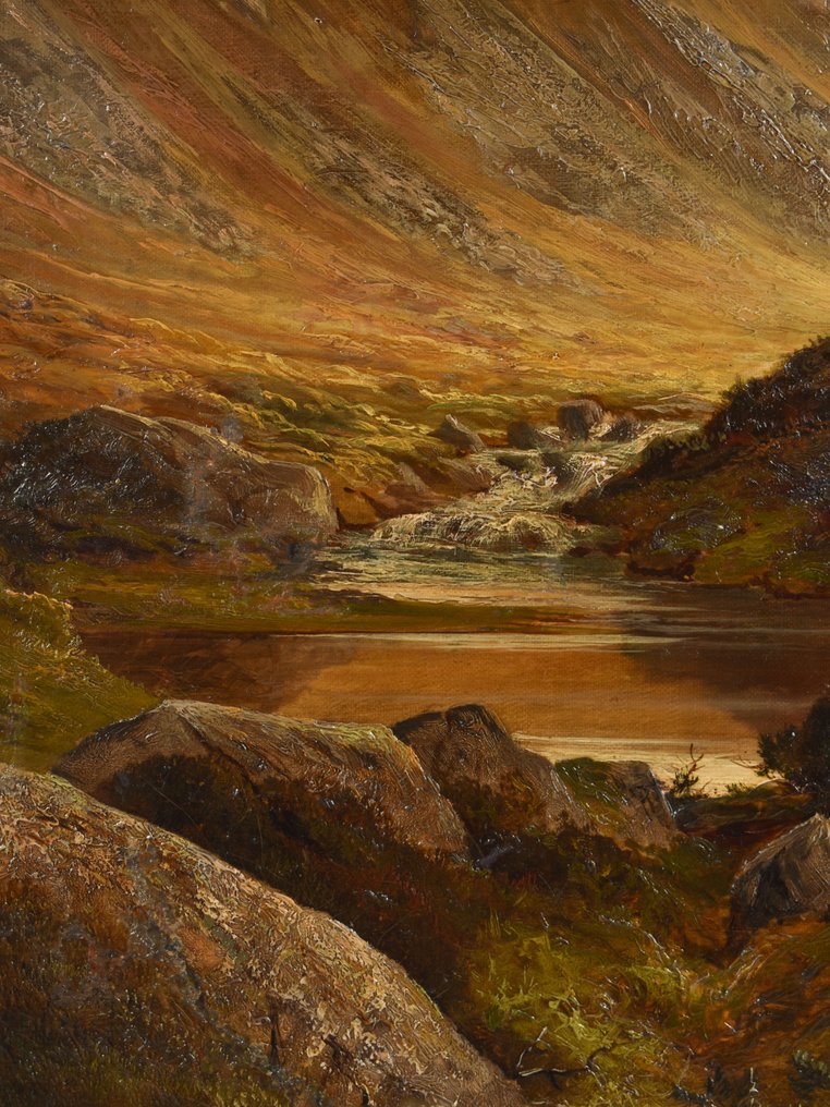 Henry W. Henley (1831-1931) - The Lairig Ghru pass in the Highlands, Scottland #2.2