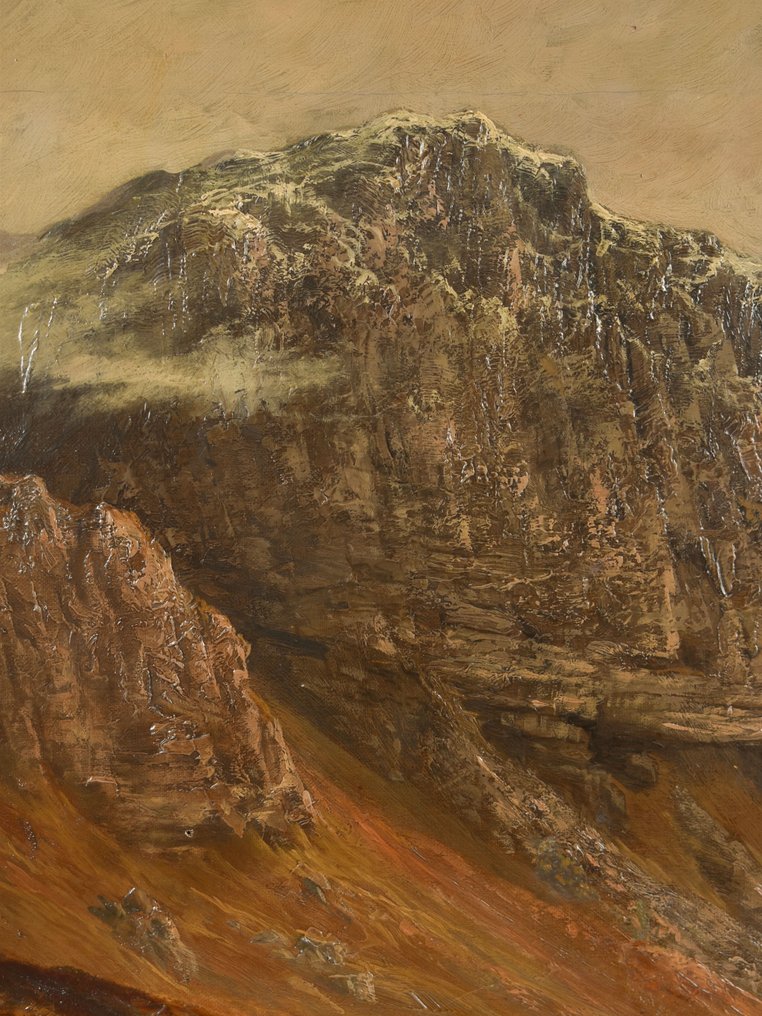 Henry W. Henley (1831-1931) - The Lairig Ghru pass in the Highlands, Scottland #3.1
