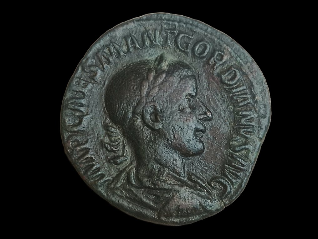 Império Romano. Gordiano III (238-244 d.C.). Sestertius Rome #2.1