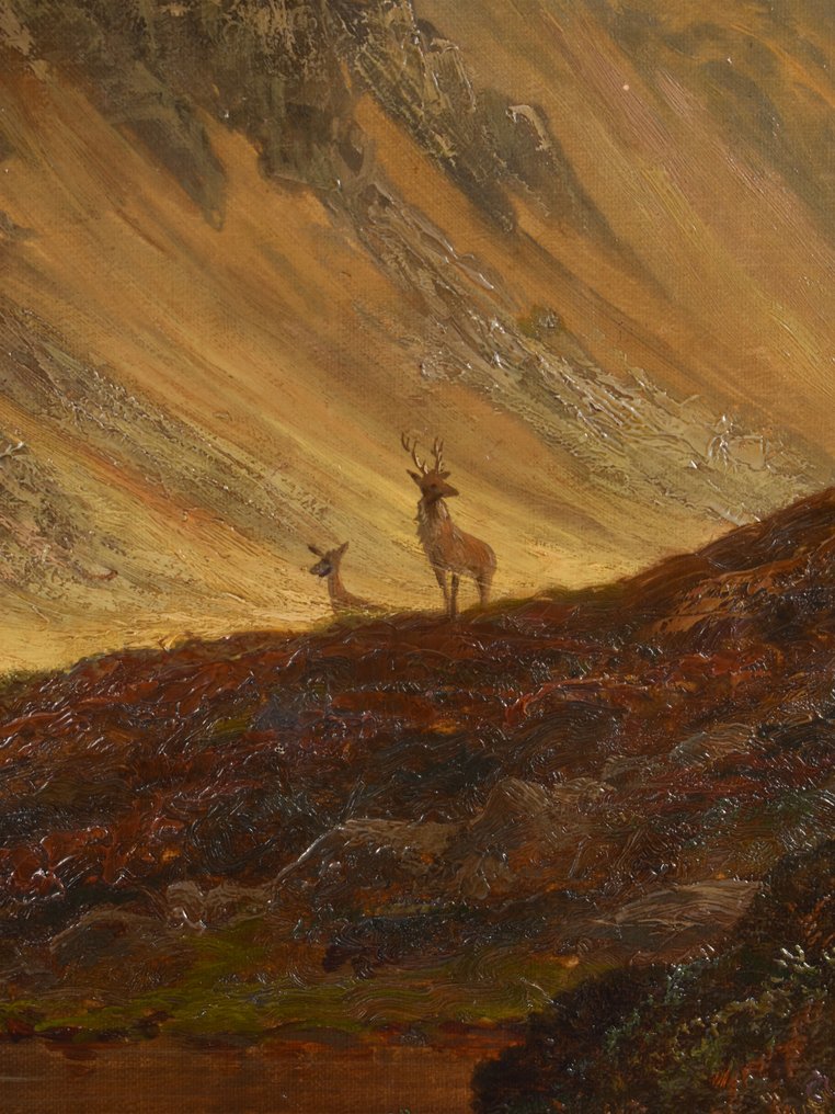 Henry W. Henley (1831-1931) - The Lairig Ghru pass in the Highlands, Scottland #2.1