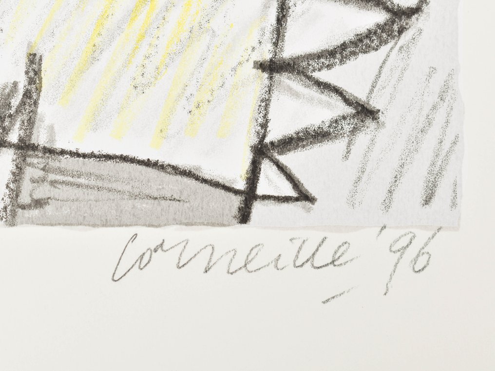 Corneille (1922-2010) - L'oiseau et la femme #4.3