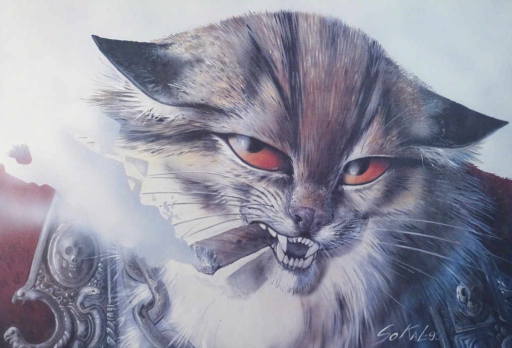 Sokal, Benoît - 1 Offset Print - Canardo - Raspoutine - 1990 #2.1