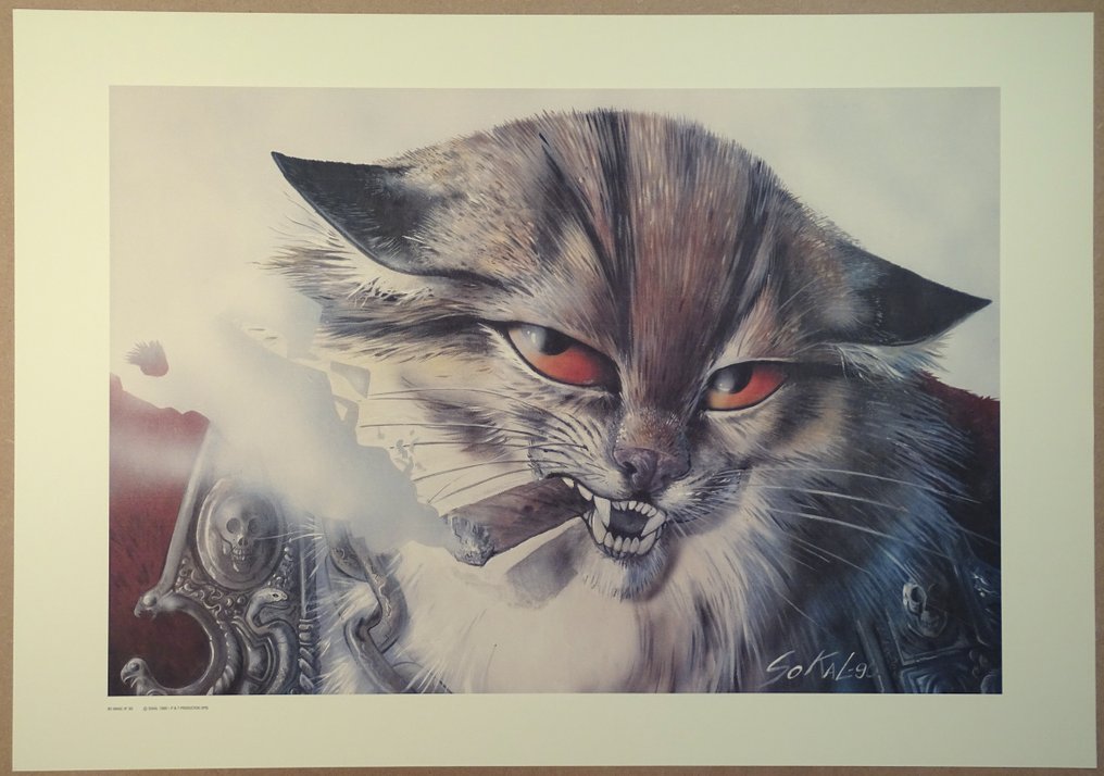 Sokal, Benoît - 1 Offset Print - Canardo - Raspoutine - 1990 #1.0