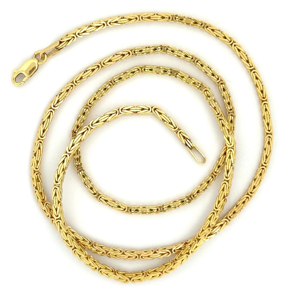 Collana Bizantina - 7.6 g - 50 cm - 18 Kt - Collar - 18 quilates Oro amarillo #1.1