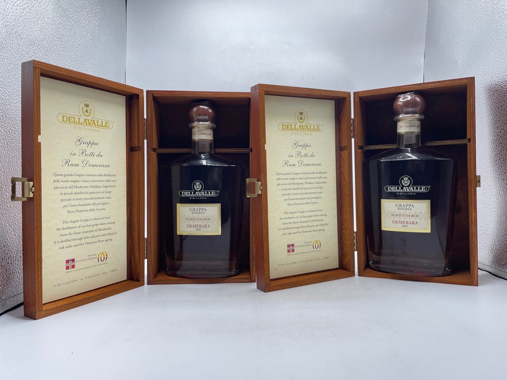 Dellavalle 2007 - Demarara Rum Finish - 70 cl - 2 flaskor #1.0