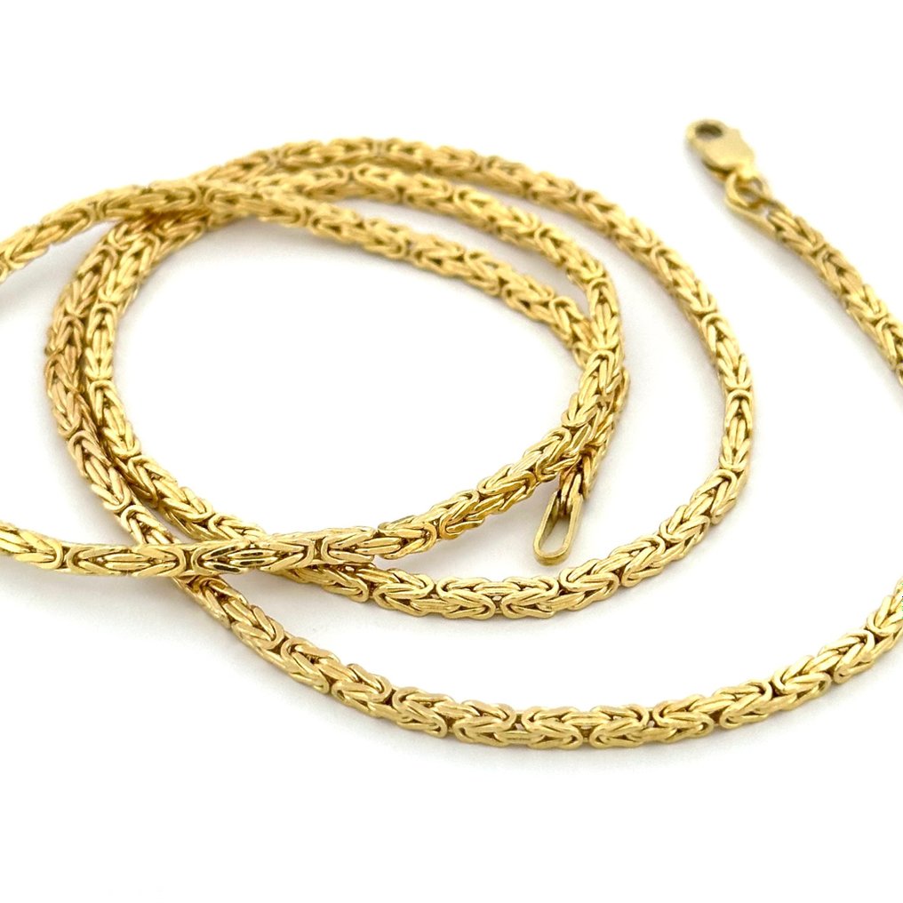 Bizantina - 13,2 gr - 60 cm - 18 Kt - Collar - 18 quilates Oro amarillo  #1.1
