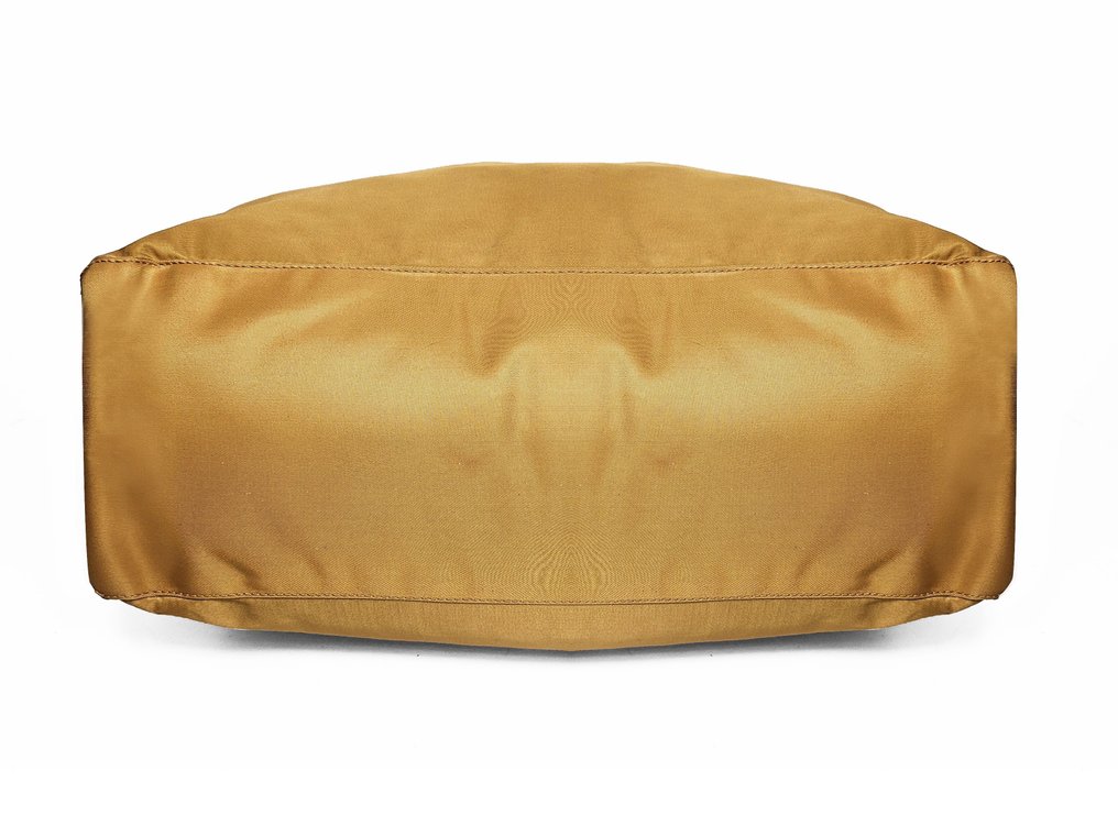 Prada - Tessuto Nylon Senape con Logo Applicazioni - Shoulder bag #3.1