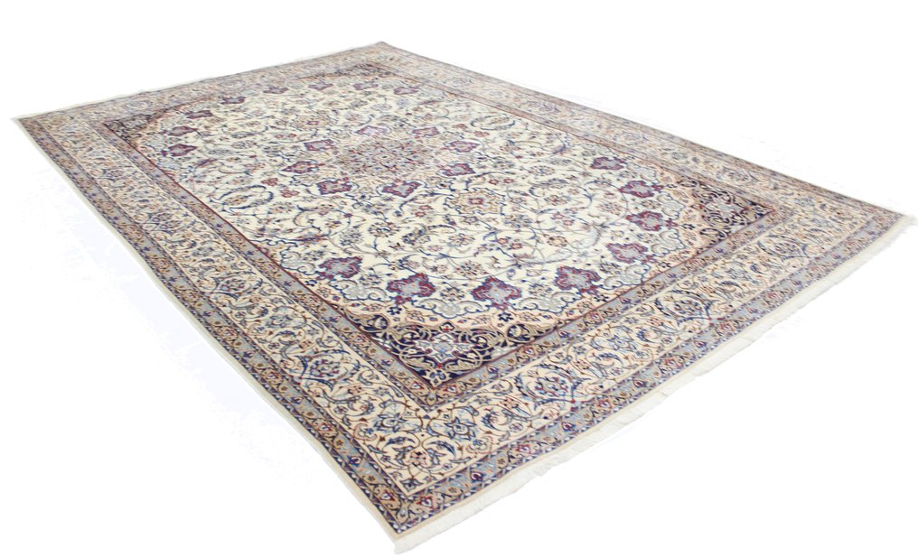 Alkuperäinen persialainen matto Alte Nain 9 La silkkisisällöllä - Matto - 385 cm - 260 cm #1.3