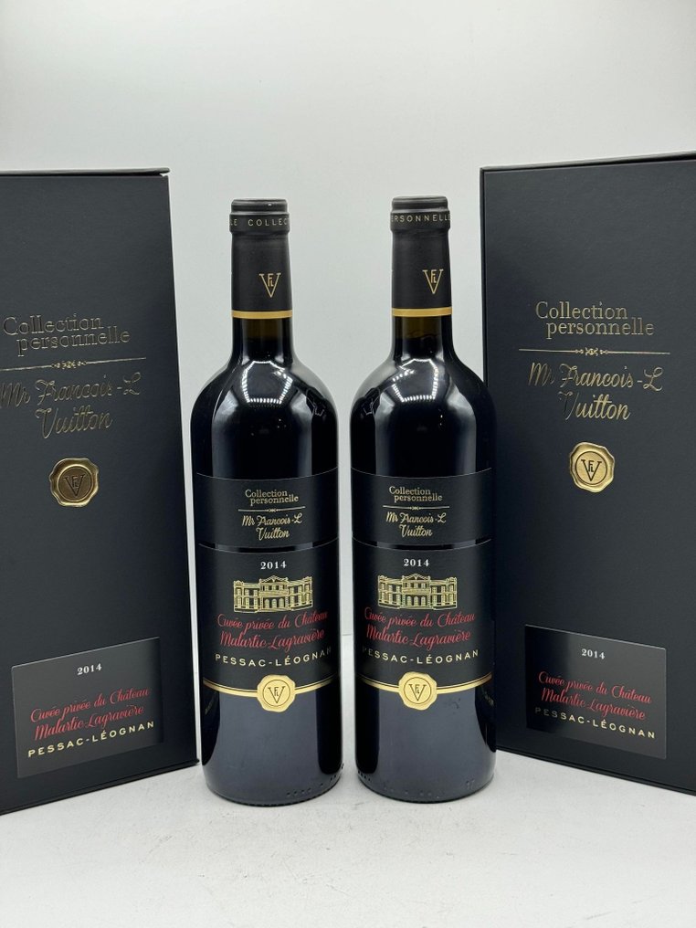 2014 Collection Francois Louis Vuitton, Cuvée du Chateau Malartic Lagraviere - Pessac-Léognan - 2 Bouteilles (0,75 L) #1.0