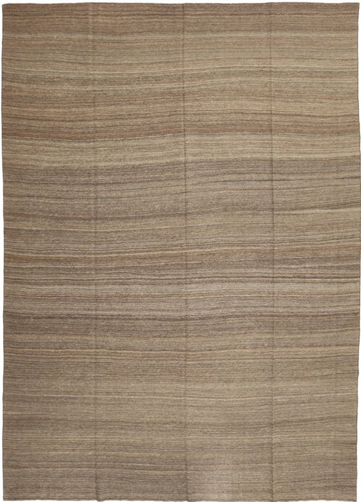 设计师现代 Kilim 地毯 - 凯利姆平织地毯 - 387 cm - 281 cm #1.1