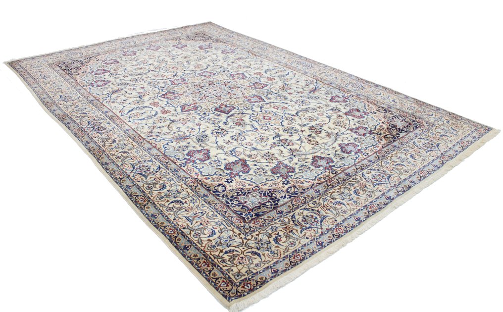 Alkuperäinen persialainen matto Alte Nain 9 La silkkisisällöllä - Matto - 385 cm - 260 cm #1.2