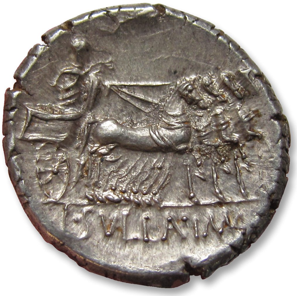 República Romana. L. Cornelius Sulla & L. Manlius Torquatus Proquaestor. Denarius mint moving with Sulla 82 B.C. #1.2