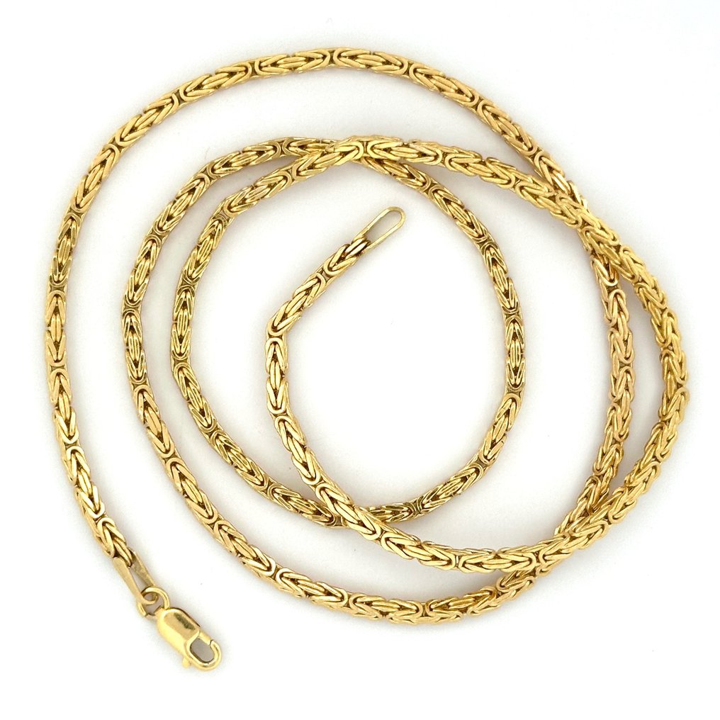 Bizantina - 13,2 gr - 60 cm - 18 Kt - Collar - 18 quilates Oro amarillo  #2.1