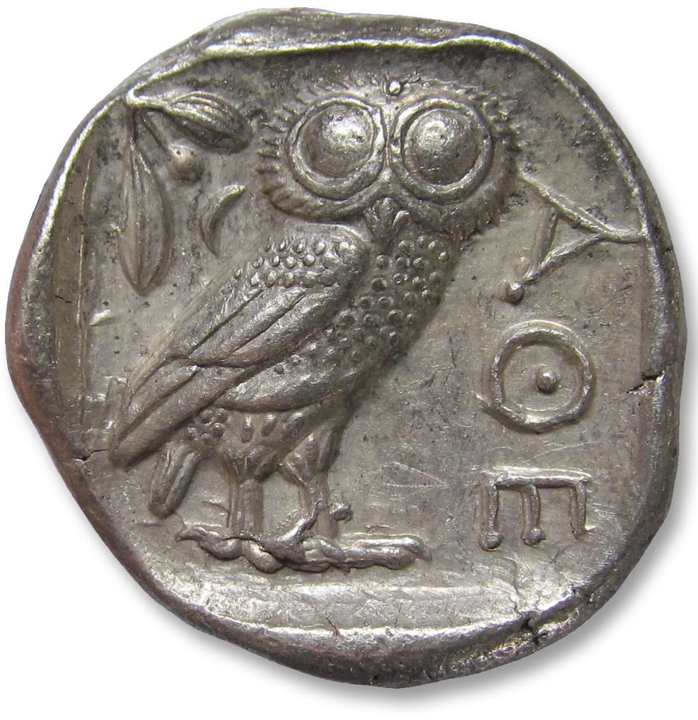 Attika, Aten. Tetradrachm 454-404 B.C. - beautiful high quality example of this iconic coin - #1.1