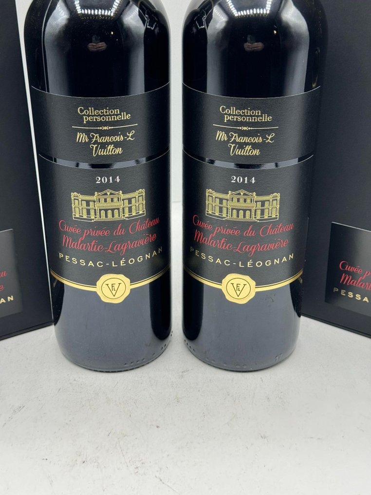 2014 Collection Francois Louis Vuitton, Cuvée du Chateau Malartic Lagraviere - Pessac-Léognan - 2 Bouteilles (0,75 L) #1.0