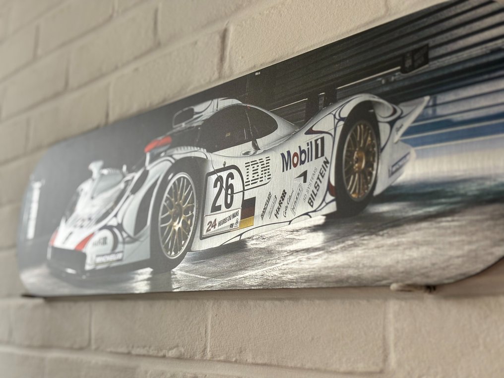 Πόρσε 911 GT1 '98 διαφημιστική εκτύπωση σε αλουμίνιο - Porsche #3.2