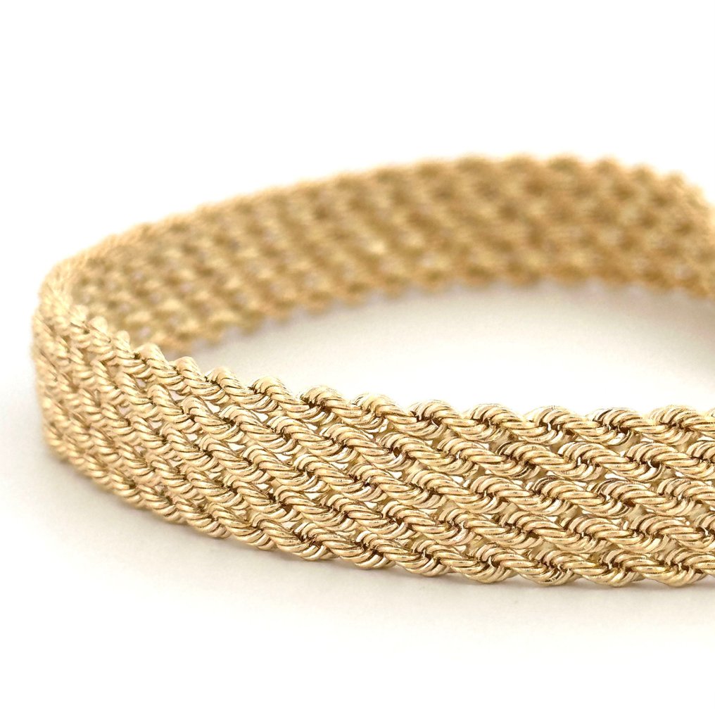 没有保留价 - Handmade - 手镯 - Bismark - 8.6 g - 18K包金 黄金 #3.2