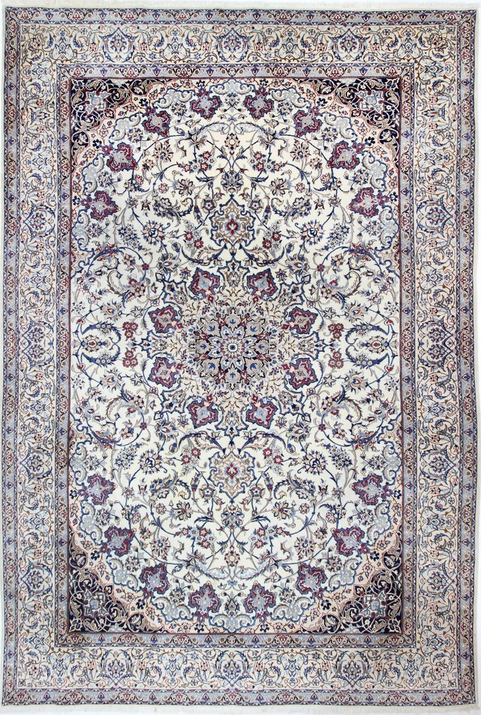 Alkuperäinen persialainen matto Alte Nain 9 La silkkisisällöllä - Matto - 385 cm - 260 cm #1.1