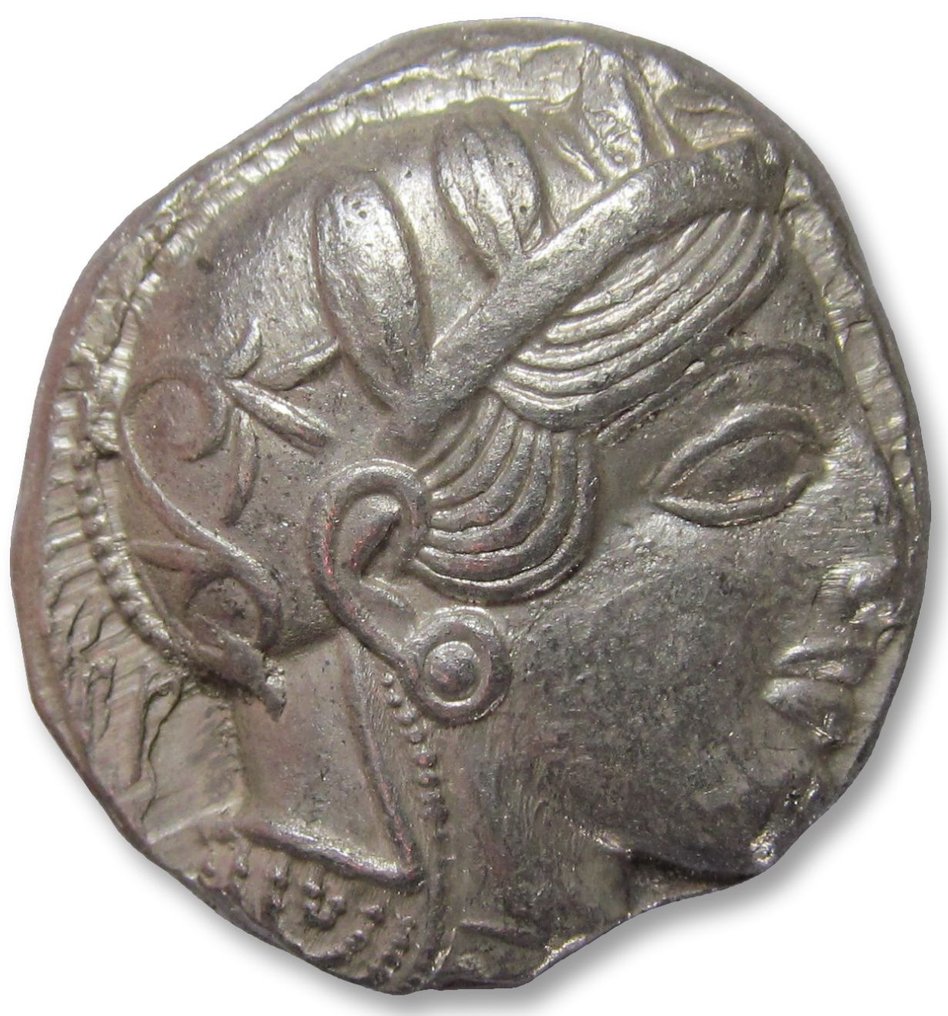 Attique, Athènes. Tetradrachm 454-404 B.C. - beautiful high quality example of this iconic coin - #1.2