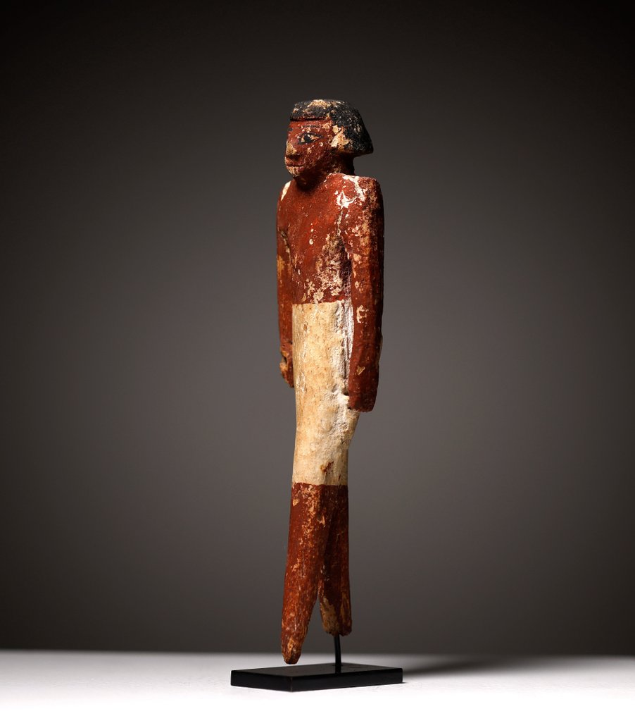 Altägyptisch Holz Ägyptisches Grabmodell aus Holz - 18.5 cm #2.1