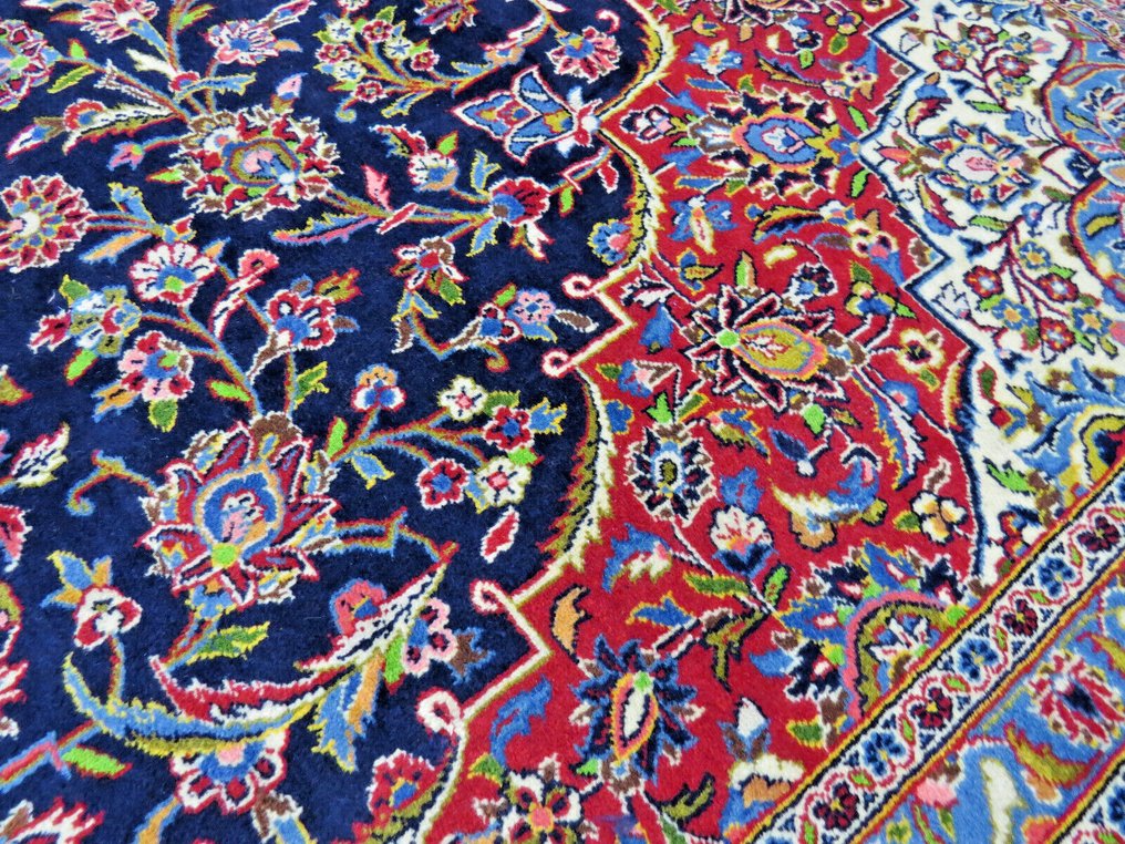 Kashan fine cork wool signed - Rug - 415 cm - 303 cm #2.1