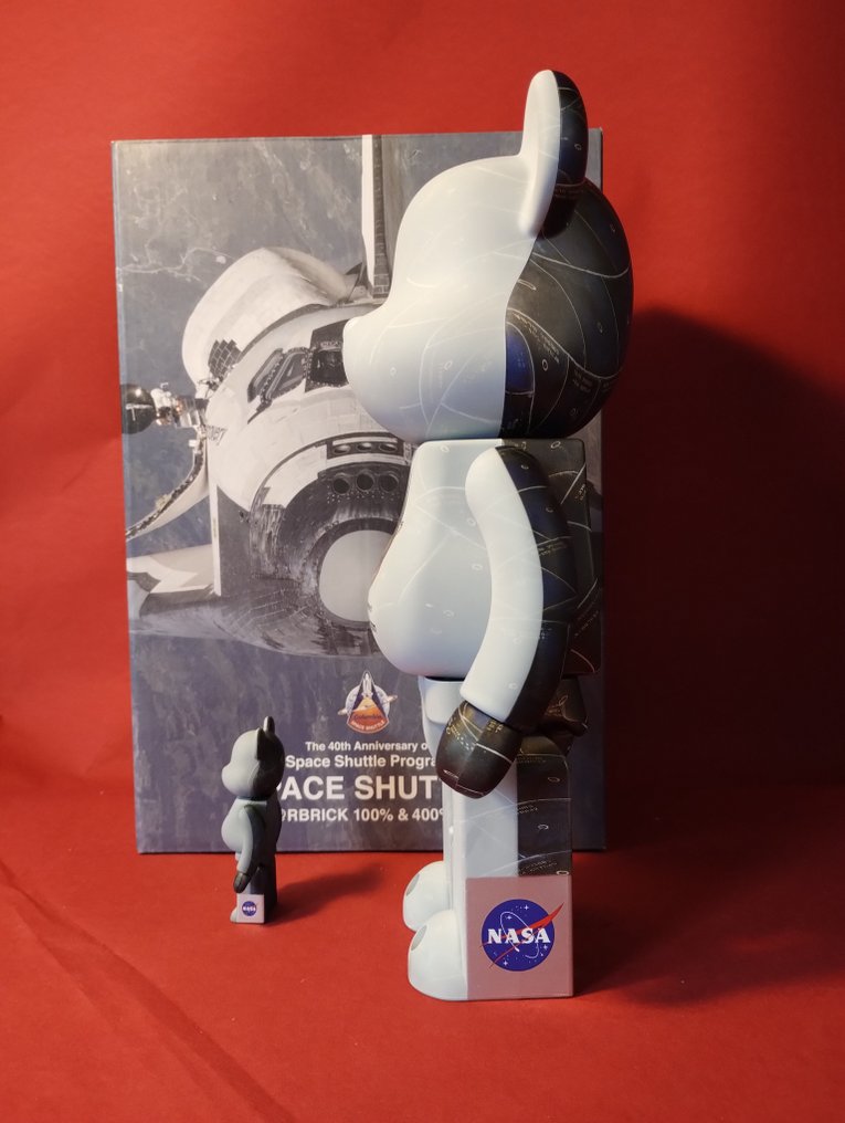 Space Shuttle x Bearbrick - Space Shuttle 100% & 400% Set Be@rbrick Medicom Toy #3.2