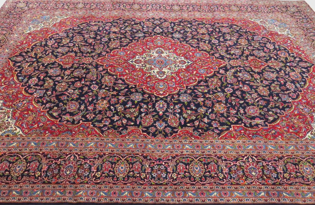 Kashan fein Korkwolle signiert - Teppich - 415 cm - 303 cm #3.2