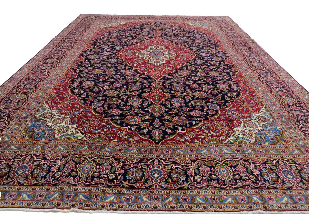 Kashan fein Korkwolle signiert - Teppich - 415 cm - 303 cm #1.2
