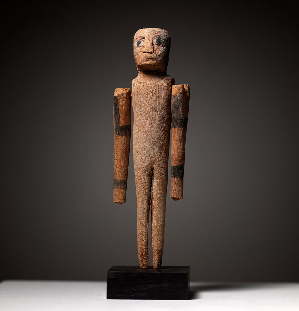 Oud-Egyptisch Hout Funerary model - 18 cm #1.2
