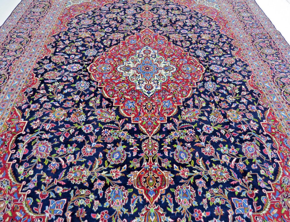 Kashan fein Korkwolle signiert - Teppich - 415 cm - 303 cm #1.3