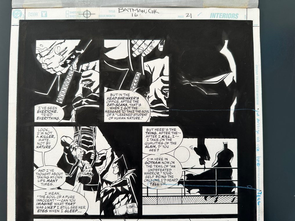 Roger Robinson - 1 Original page - Batman Gotham Knights - #16 - 2001 #1.2