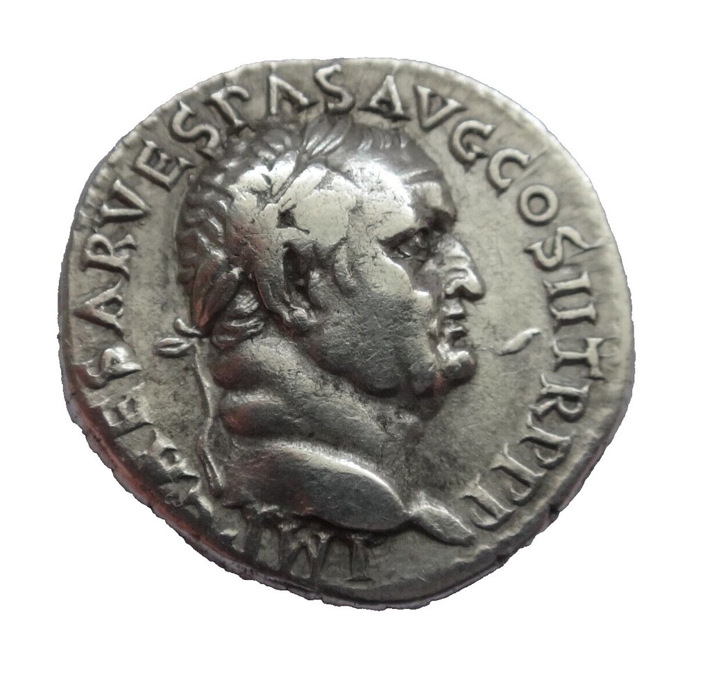 Römisches Reich. Vespasian (69-79 n.u.Z.). Denarius Ephesus mint. #1.2
