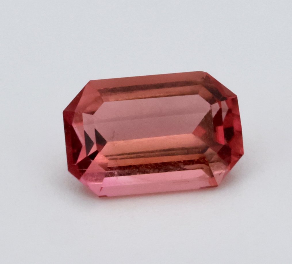 vivid orangy pink Tourmaline - 1.38 ct #1.2